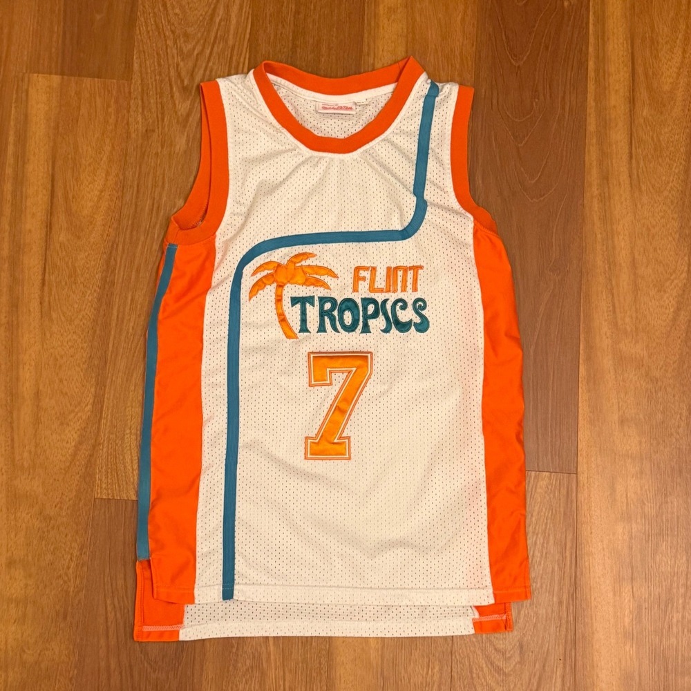 Flint Tropics Coffee Black 7 Jersey Men's Size Small